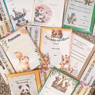 Vyrábíme i pozvánky na dětskou oslavu. #pozvanky #pozvankynaoslavu #slavíme #happybirthday❤️ #birthdaycard #invitation...